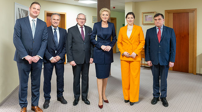 First Ladies of Poland and Iceland visit the World Hearing Center